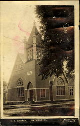 M. E. Church Raymond, IL Postcard Postcard