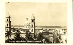 Torres De Cathedral Tampico, Tamaulipas Mexico Postcard Postcard