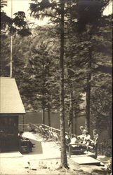 Appalachian Mt. Club Echo Lake Camp Postcard
