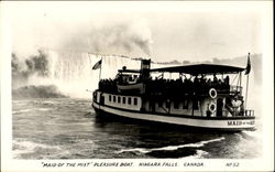Maid Of The Mist Pleasure Boat Postcard