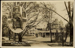 Pres. W. H. Taft And Summer Home Postcard