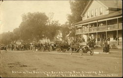 1911 Aulos Of The Burlington Reliability Run Postcard