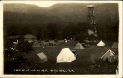 Camping At Indian Head Lincoln, NH Postcard Postcard