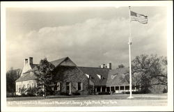 The Franklin D. Roosevelt Memorial Library Hyde Park, NY Postcard Postcard