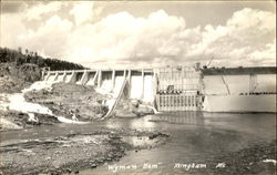 Wyman Dam Bingham, ME Postcard Postcard