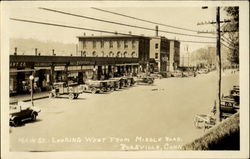 Main Street Looking West From Middle Road Main Street Looking West From Middle Road