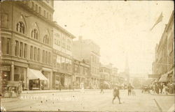 Market St Lynn, MA Postcard Postcard