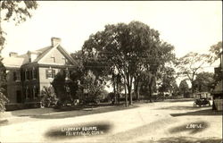 Library Square Postcard