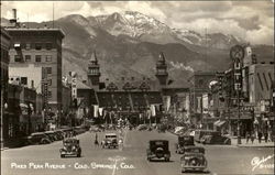 Pikes Peak Avenue Postcard