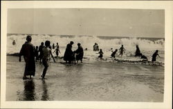 The Bathing Beach Mollendo, Peru Postcard Postcard