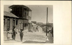 Street Scene Mollendo, Peru Postcard Postcard