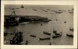 The Breakwater And Pier Mollendo, Peru Postcard Postcard