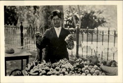 Fruit Vendor Lima, Peru Postcard Postcard