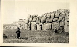Ruins Of The Old Inca Fortress Postcard