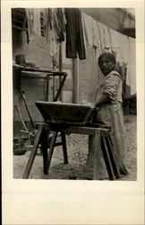 A Typical Washer Woman Mollendo, Peru Postcard Postcard