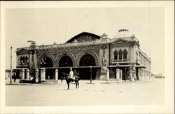 The Modern Railroad Station Santiago, Chile Postcard Postcard