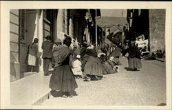 Street Scene La Paz, Bolivia Postcard Postcard