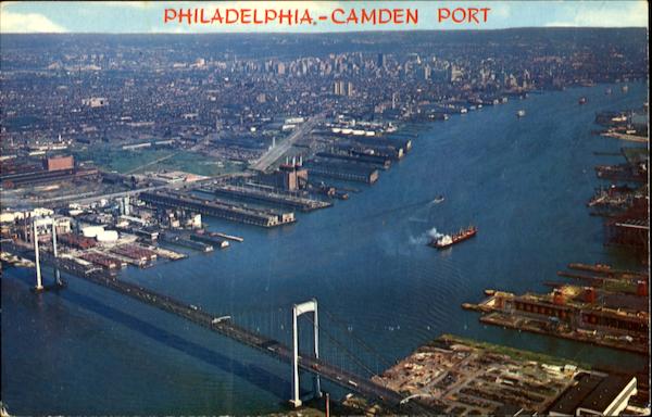 The Philadelphia-Camden Port Pennsylvania