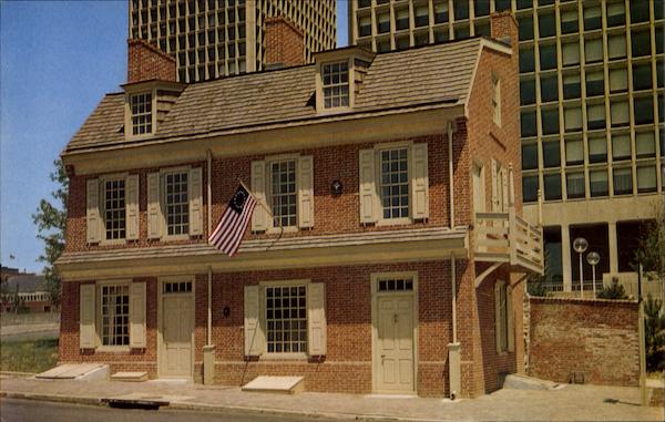 A Man Full Of Trouble Tavern And Paschall House And Paschall House, 127-129 Spruce St Philadelphia Pennsylvania