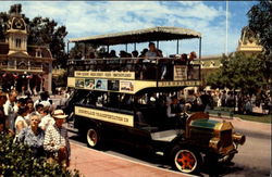 Disneyland Omnibus Postcard