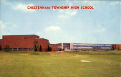 Cheltenham Township High School, Rice's Mill Rd., Near Limekiln Pike Postcard