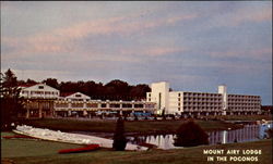 Sunset At Mount Airy Lodge Postcard