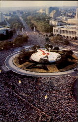 Pope John Paul II at  Logan Circle Postcard