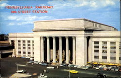 Pennsylvania Railroad, 30th Street Station Philadelphia, PA Postcard Postcard