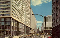 Looking East On John F. Kennedy Boulevard Philadelphia, PA Postcard Postcard