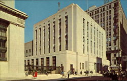 U.S. Court And Post Office At 9Th And Chestnut Streets Philadelphia, PA Postcard Postcard
