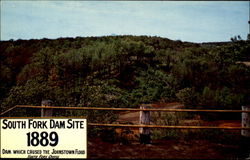South Fork Dam Site Pennsylvania Postcard 