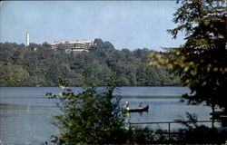 Lake Of The Eagles And Crestmont Inn Eagles Mere, PA Postcard Postcard