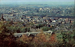 View From Point Lookout Bethlehem, PA Postcard Postcard