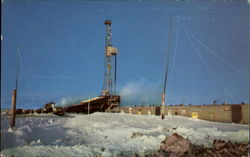 North Slope Oil Well Alaska Postcard Postcard