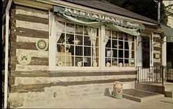 Dutch Log Cabin Restaurnat, 30 South 4th St. Reading, PA Postcard Postcard