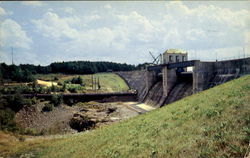 Tafton Dam, Lake Wallenpaupack Postcard