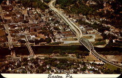 Easton Pennsylvania Postcard Postcard