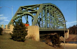 Bushkill Street Bridge Easton, PA Postcard Postcard