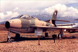 Republic F84F Thunderstreak, Hill Air Force Base Utah