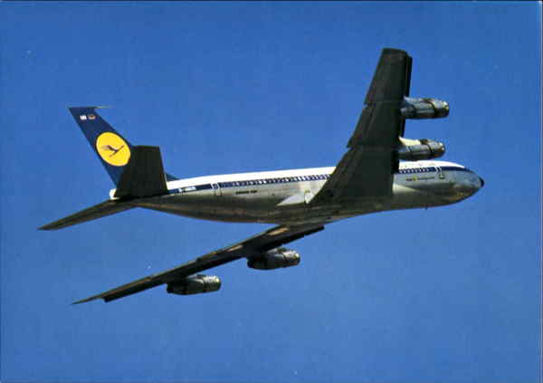 Lufthansa Boeing 707 Intercontinental Jet Aircraft
