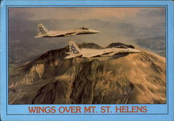 F-15S And Mt. St. Helens Mount St. Helens Washington