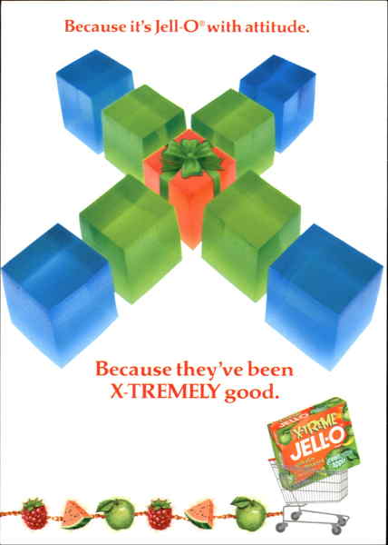 Because It's Jell-O® With Attitude Modern (1970's to Present)