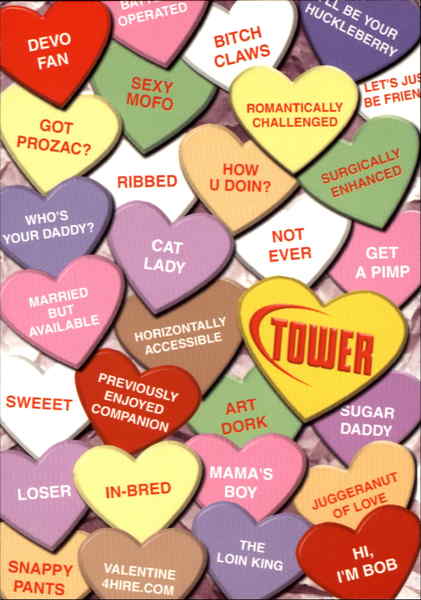 Tower Valentine Candy Modern (1970's to Present)