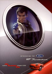 Ford 007 Thunderbird Pierce Brosnan james Bond Rack Cards