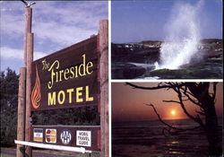 The Fireside Motel, P. O. Box 313 Yachats, OR Postcard Postcard