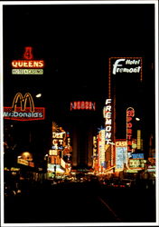 Hotel Freemont, Downtown Fremont Street Postcard