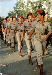 Israeli Military Women Postcard