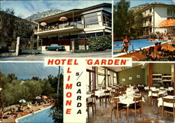 Hotel Garden Italy Postcard Postcard