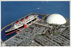 Queen Mary Spruce Goose Long Beach, CA Postcard Postcard