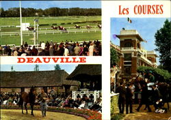 Deauville Les Courses Postcard